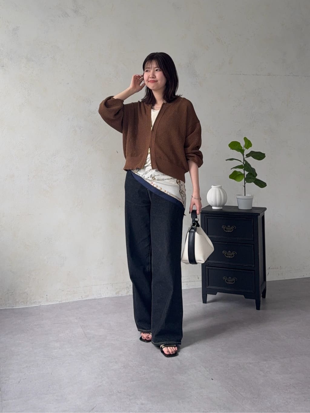 Chez toi | 【トレンド】【体型カバーも叶う】メッシュジップブルゾン