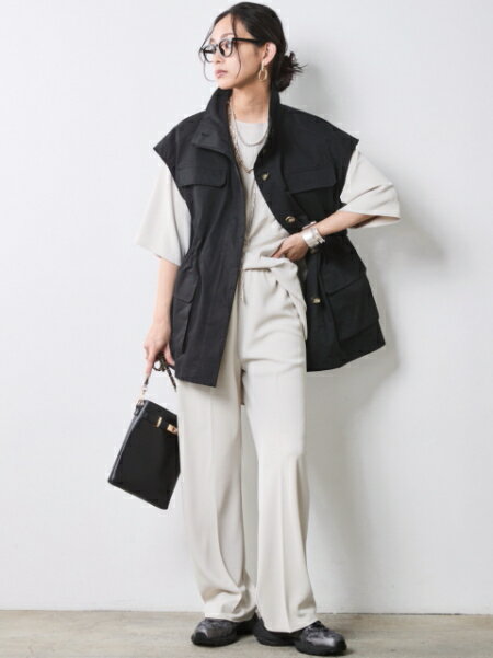 CHIC STYLEのTブラウスチュニック<大きいサイズ有>シックスタイルを使ったコーディネートを紹介します。｜Rakuten Fashion(楽天ファッション／旧楽天ブランドアベニュー)7055855