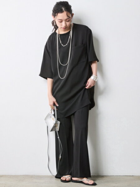 CHIC STYLEのTブラウスチュニック<大きいサイズ有>シックスタイルを使ったコーディネートを紹介します。｜Rakuten Fashion(楽天ファッション／旧楽天ブランドアベニュー)7055804