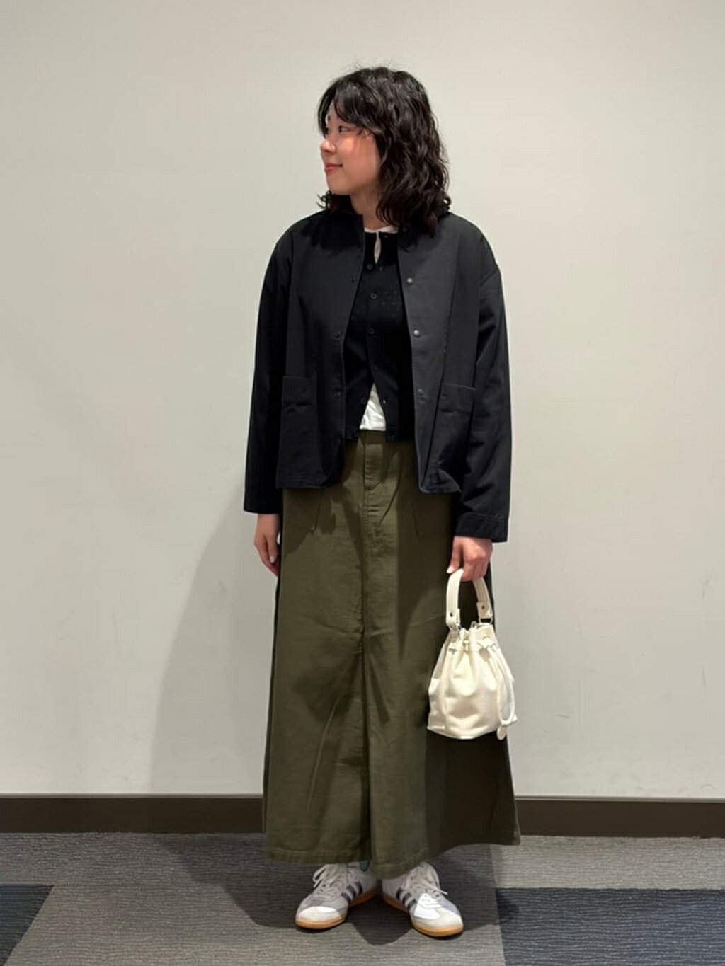 Bshop | ORCIVAL | ビンテージツイル ラウンドカラー ライトジャケット