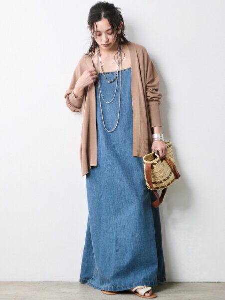CHIC STYLEのモダール綿ニットカーディガン<大きいサイズ有>シックスタイルを使ったコーディネートを紹介します。｜Rakuten Fashion(楽天ファッション／旧楽天ブランドアベニュー)7056027