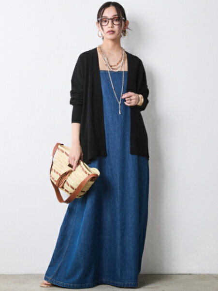 CHIC STYLEのモダール綿ニットカーディガン<大きいサイズ有>シックスタイルを使ったコーディネートを紹介します。｜Rakuten Fashion(楽天ファッション／旧楽天ブランドアベニュー)7056031