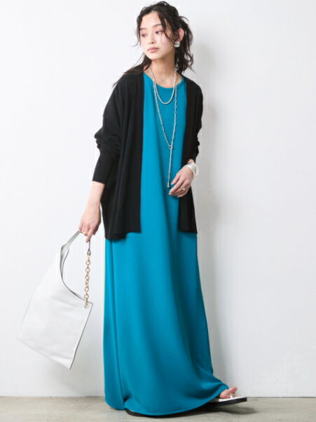 CHIC STYLEのモダール綿ニットカーディガン<大きいサイズ有>シックスタイルを使ったコーディネートを紹介します。｜Rakuten Fashion(楽天ファッション／旧楽天ブランドアベニュー)7056032