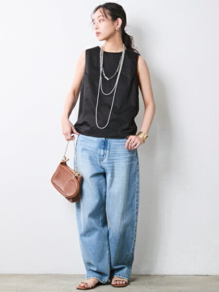 CHIC STYLEの綿100%バックリボンブラウス<大きいサイズ有>シックスタイルを使ったコーディネートを紹介します。｜Rakuten Fashion(楽天ファッション／旧楽天ブランドアベニュー)7056095