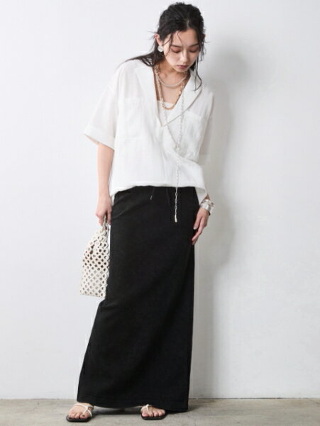 CHIC STYLEのテーラードチュニックブラウス<大きいサイズ有>シックスタイルを使ったコーディネートを紹介します。｜Rakuten Fashion(楽天ファッション／旧楽天ブランドアベニュー)7056061
