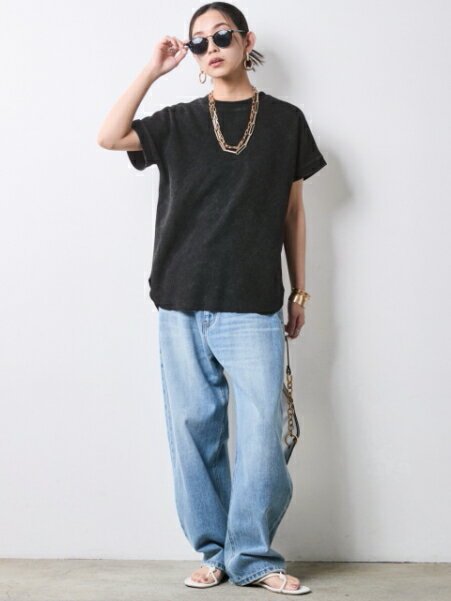 CHIC STYLEのヴィンテージ加工サーマルカットソー<大きいサイズ有>シックスタイルを使ったコーディネートを紹介します。｜Rakuten Fashion(楽天ファッション／旧楽天ブランドアベニュー)7056227