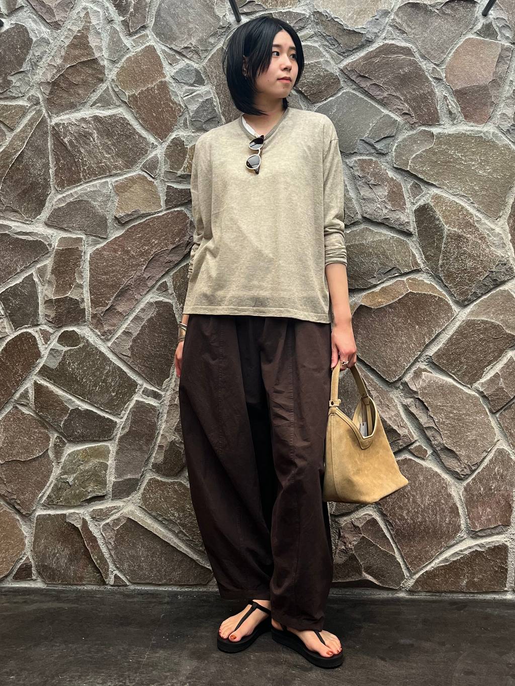 Curensology | コットンリネンドロストパンツ | Rakuten Fashion(楽天