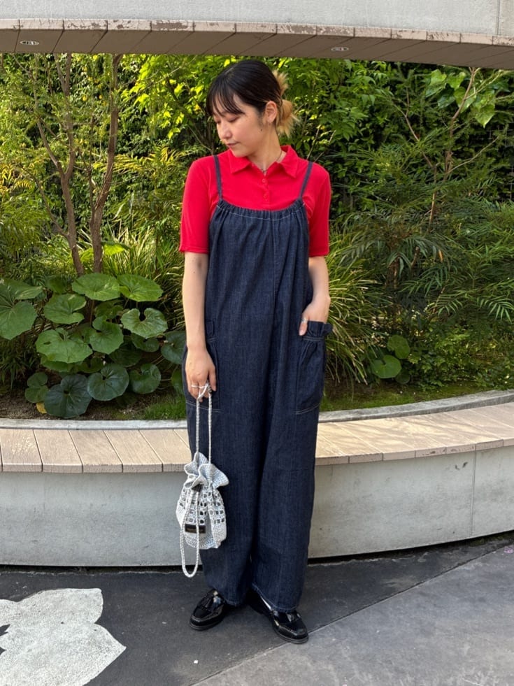 FREAK'S STORE | 別注 LOOSE FRILL OVERALL/フリルサロペット