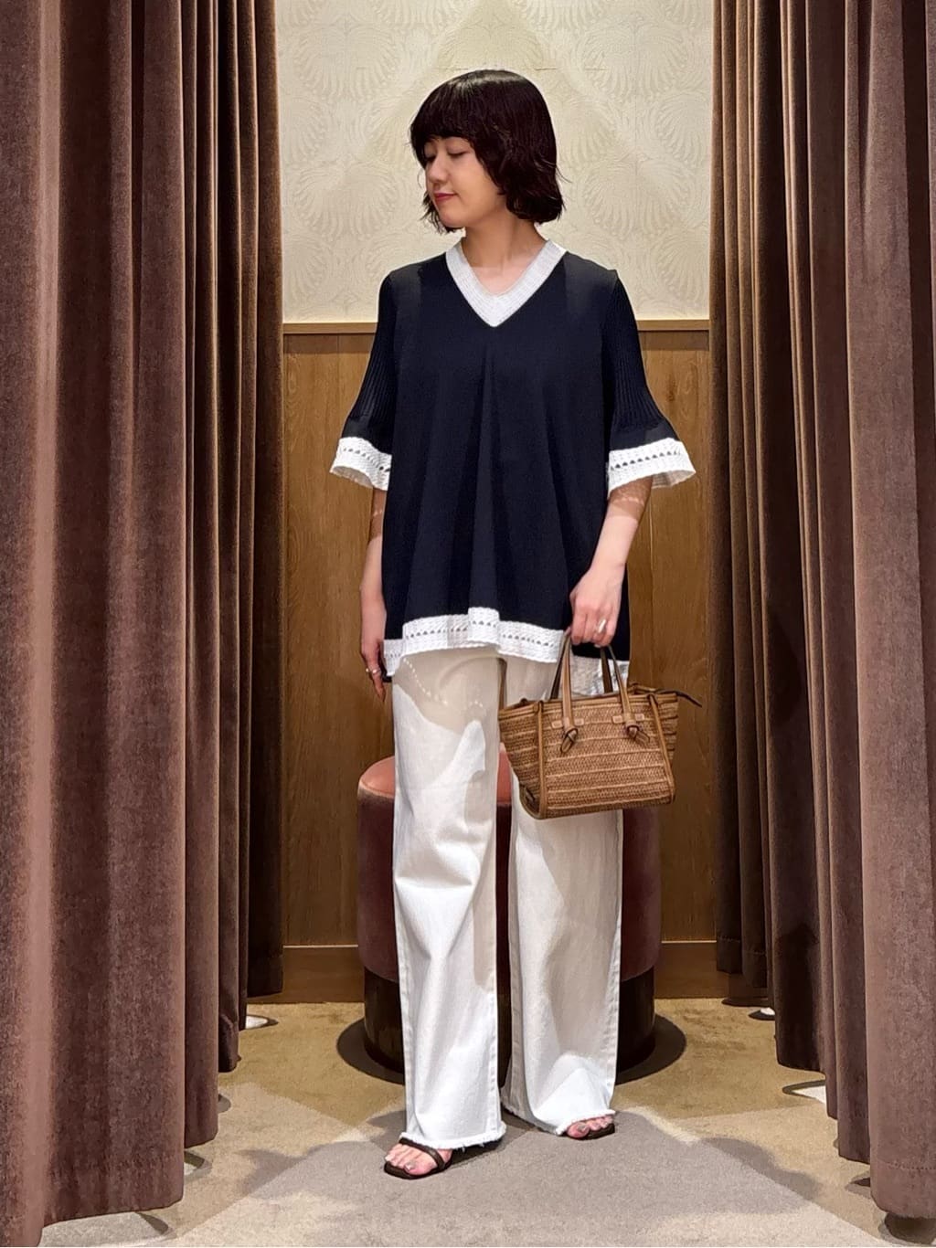 UNITED ARROWS | Vネック ニットチュニック | Rakuten Fashion(楽天
