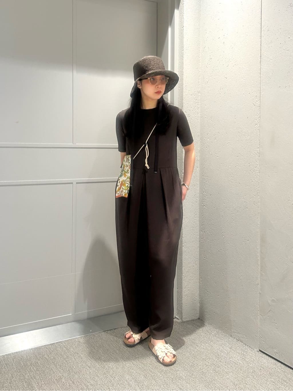 美品conteレーヨン ノースリーブ ジャンプスーツ UNITED ARROWS | <conte>レーヨン ノースリーブ ジャンプスーツ