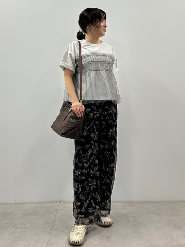 FREAK'S STORE | 限定展開 チュール フリル ドッキング 半袖 Tシャツ