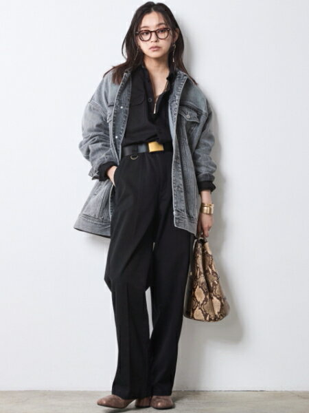 CHIC STYLEの綿100%チノシャツ<大きいサイズ有>シックスタイルを使ったコーディネートを紹介します。｜Rakuten Fashion(楽天ファッション／旧楽天ブランドアベニュー)7060511