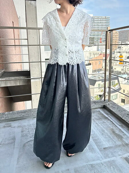 PRANK PROJECTのスカラップレースセーラーシャツ / Scallop Lace