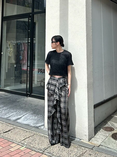 PRANK PROJECT | フェザーショートトップ / Feather Short Top