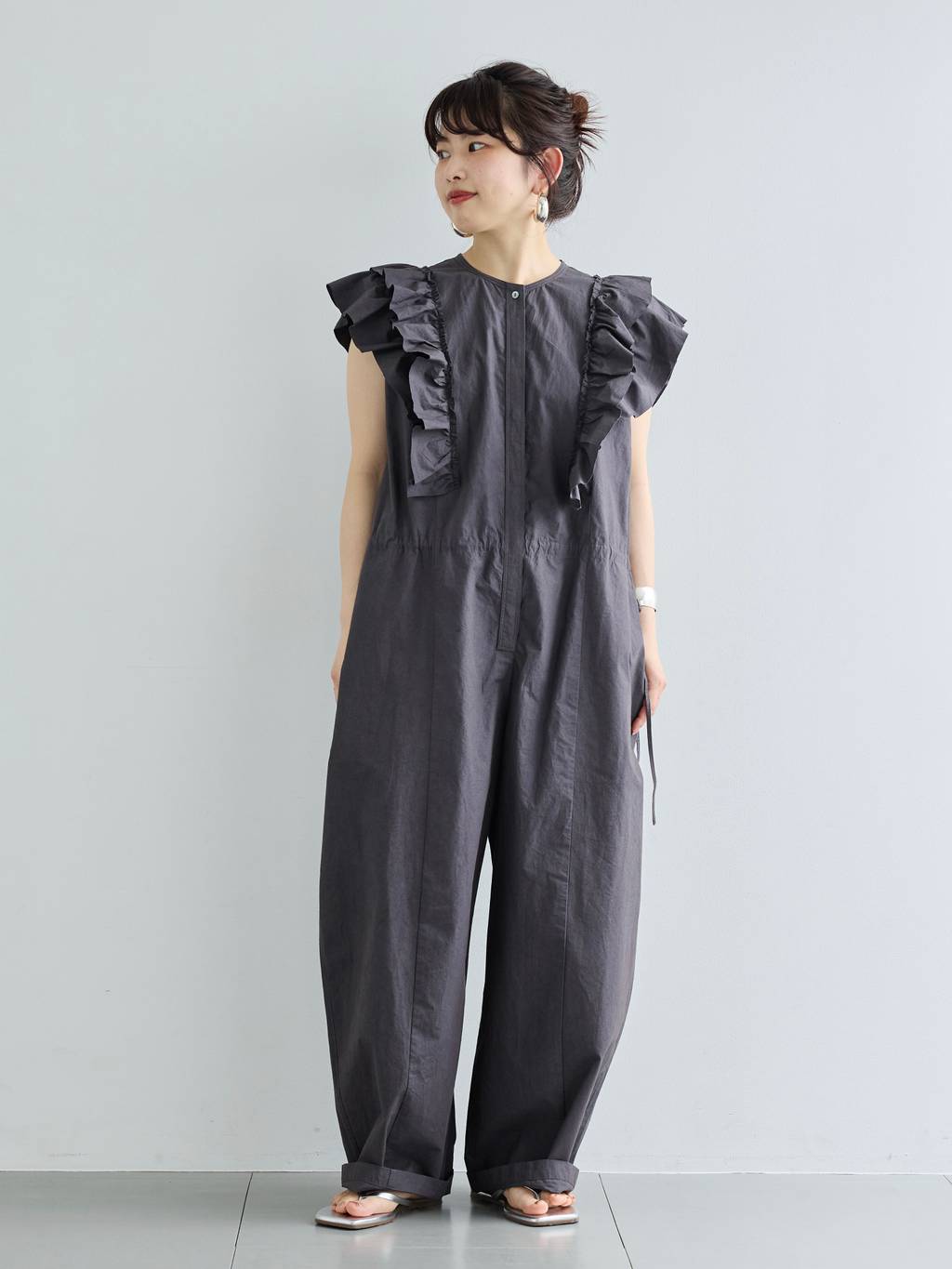 Curensology | コットンフリルオールインワン | Rakuten Fashion(楽天