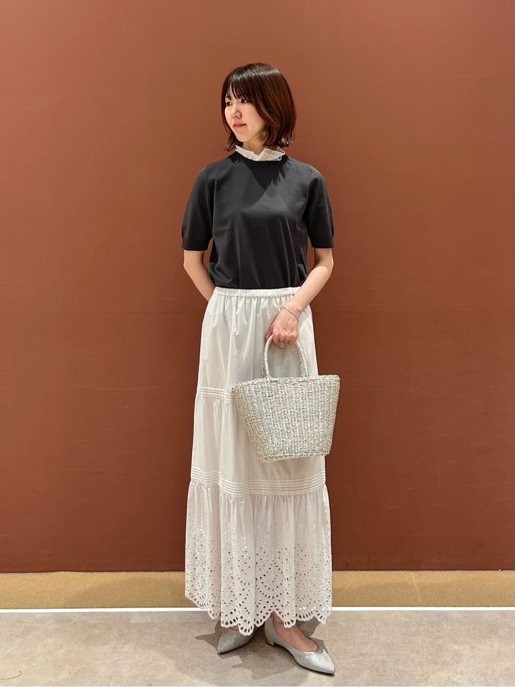 UNITED ARROWS LTD. OUTLET | オーガンジー フリル 2WAY ニット