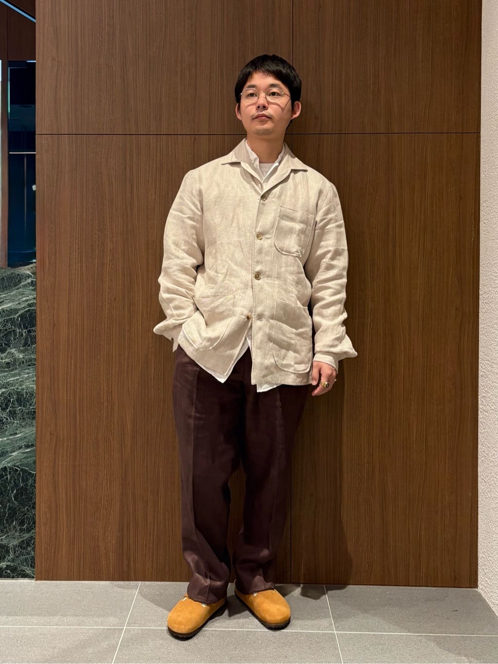 UNITED ARROWS | LIBECO リネン オープンカラー シャツ | Rakuten