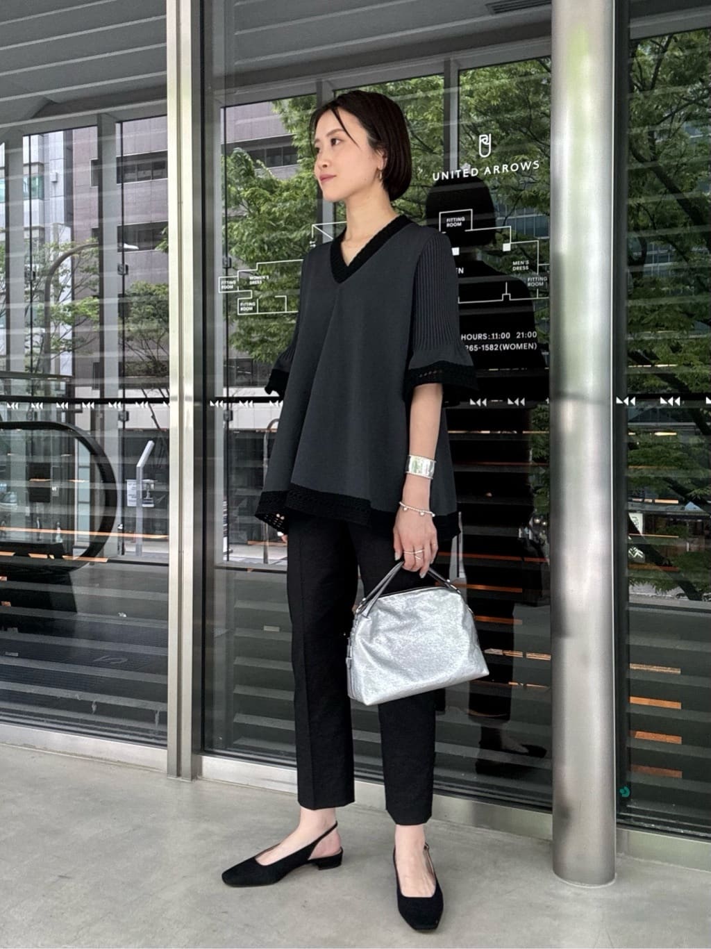 UNITED ARROWS | Vネック ニットチュニック | Rakuten Fashion(楽天