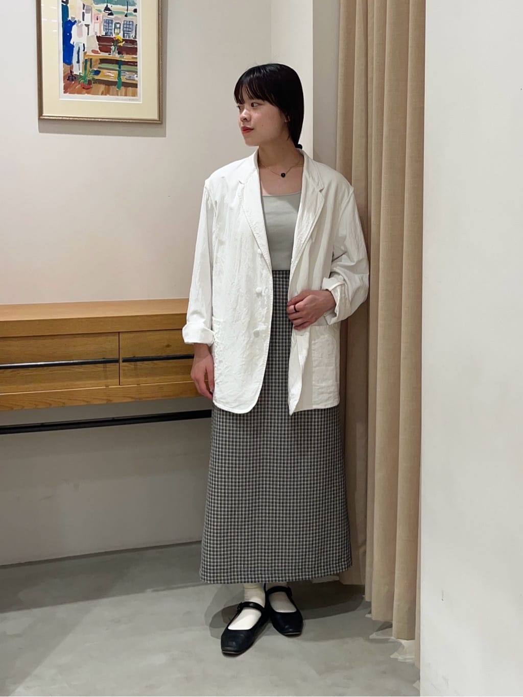 BEAUTY&YOUTH UNITED ARROWS | <Steven Alan>チェック ロング スカート
