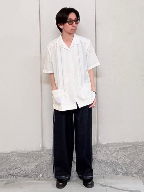 FREAK’S STOREの別注 SMU PT-20 DENIM WIDE WORK PANTSを使ったコーディネートを紹介します。｜Rakuten Fashion(楽天ファッション／旧楽天ブランドアベニュー)7062857