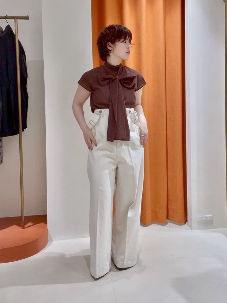 Whim Gazette | シアーボウタイブラウス | Rakuten Fashion(楽天