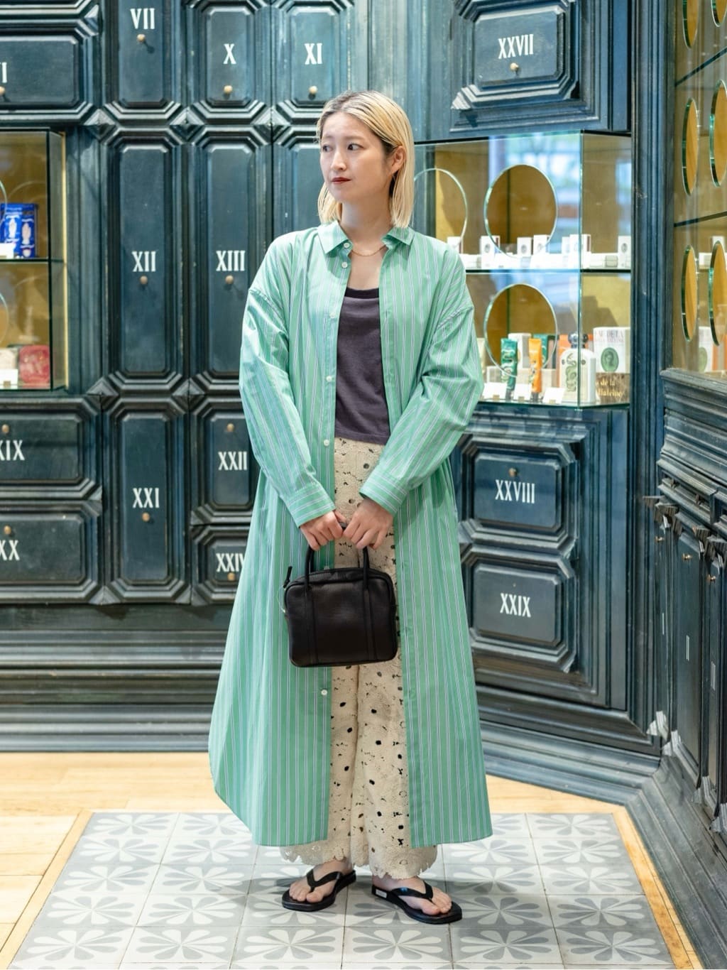 TOMORROWLAND | サークルフラワークロシェ セミフレアパンツ | Rakuten