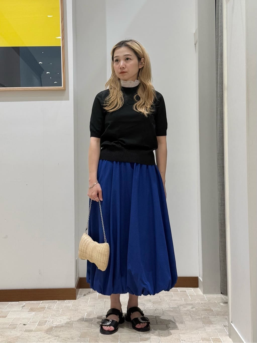 UNITED ARROWS LTD. OUTLET | オーガンジー フリル 2WAY ニット