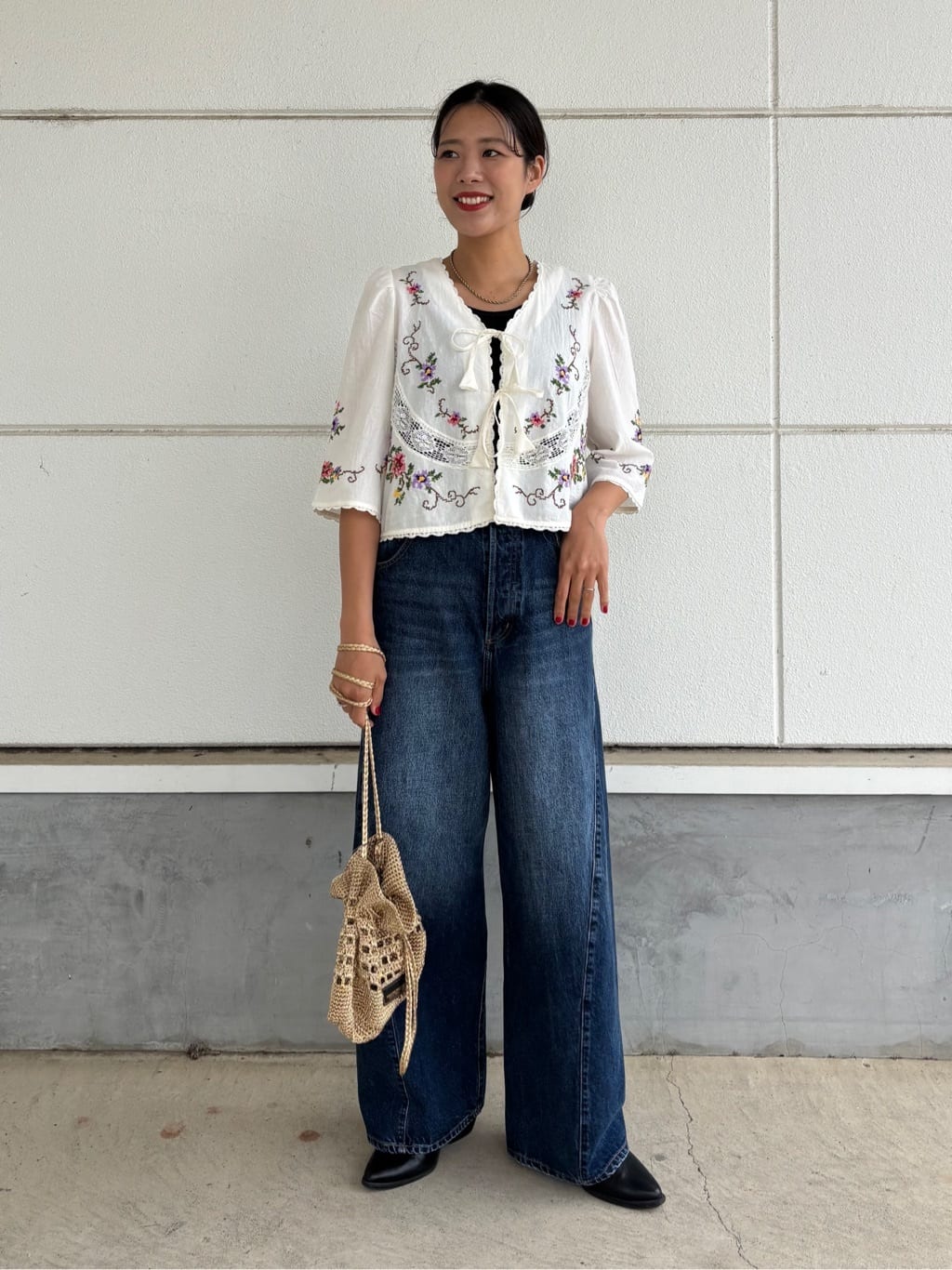FREAK’S STOREの別注ラメ メッシュ ショルダーバッグを使ったコーディネートを紹介します。｜Rakuten Fashion(楽天ファッション／旧楽天ブランドアベニュー)7064043