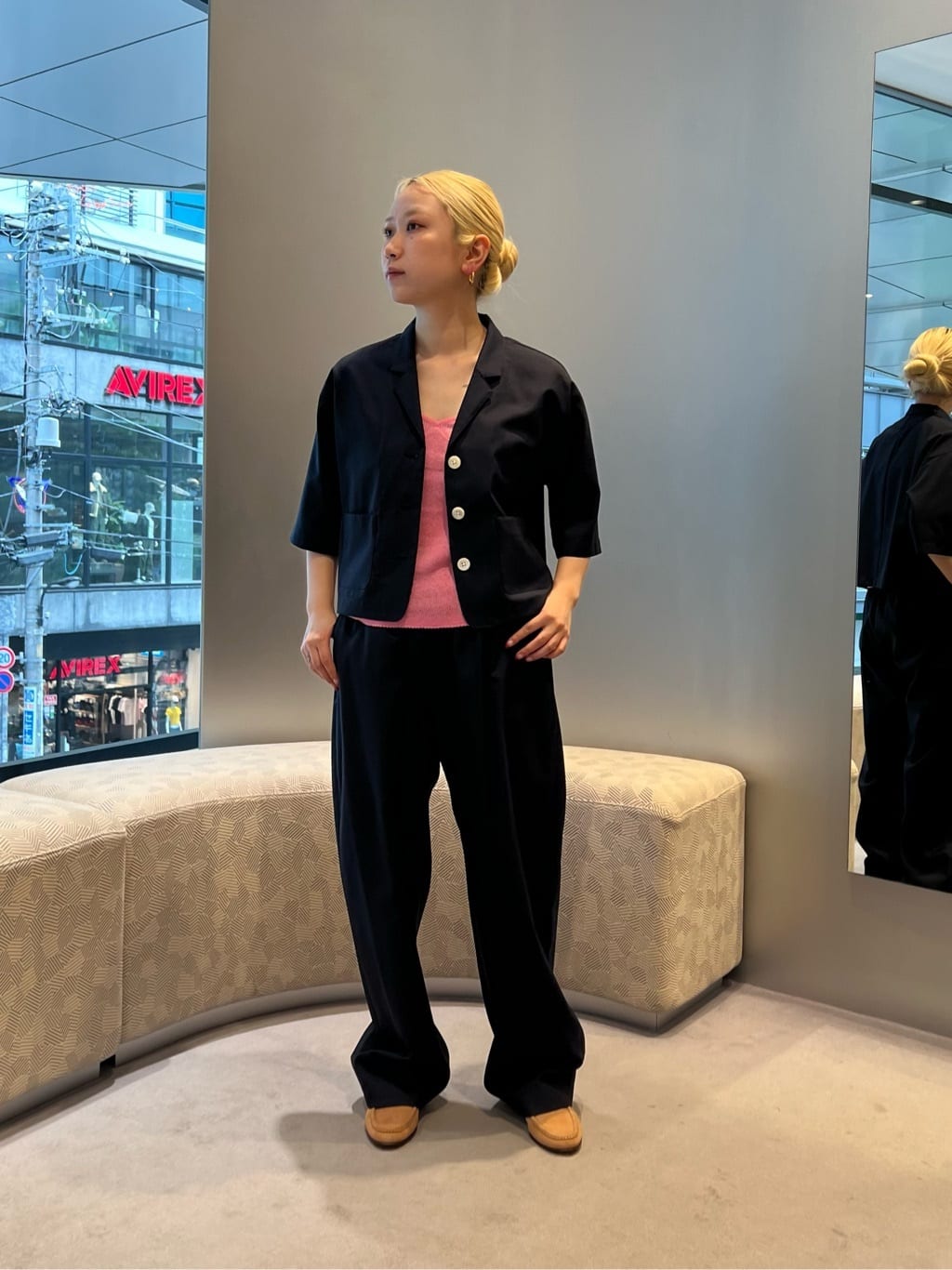 BEAUTY&amp;YOUTH UNITED ARROWS - roku 6 レーヨンコットン ショートスリーブジャケット 新品未使用タグ付き 8600026S0900_l1_a001.jpg