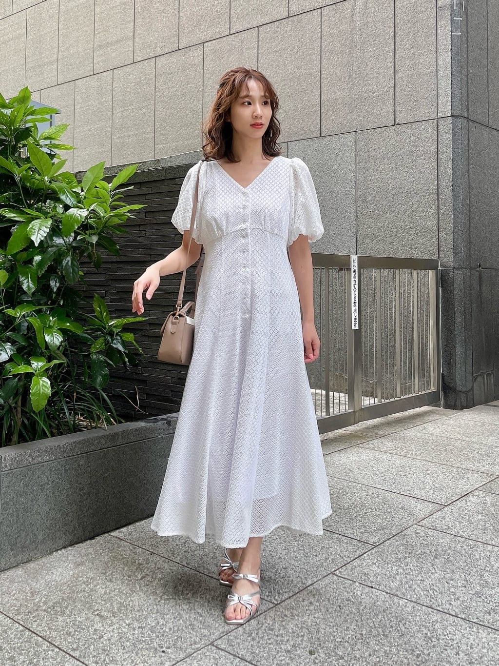 PROPORTION BODY DRESSING | パフスリーブフロント釦ワンピース 26SS