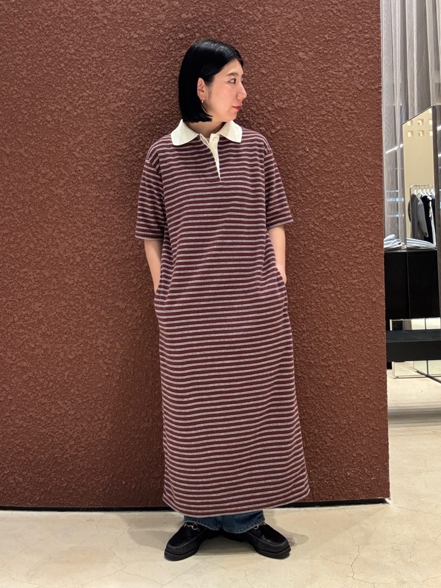 BEAUTY&YOUTH UNITED ARROWS | <6(ROKU)>パイルボーダー ワンピース