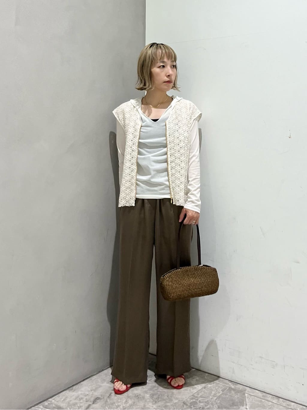 UNITED ARROWS | <conte>コットン シアー フーデッドカットソー
