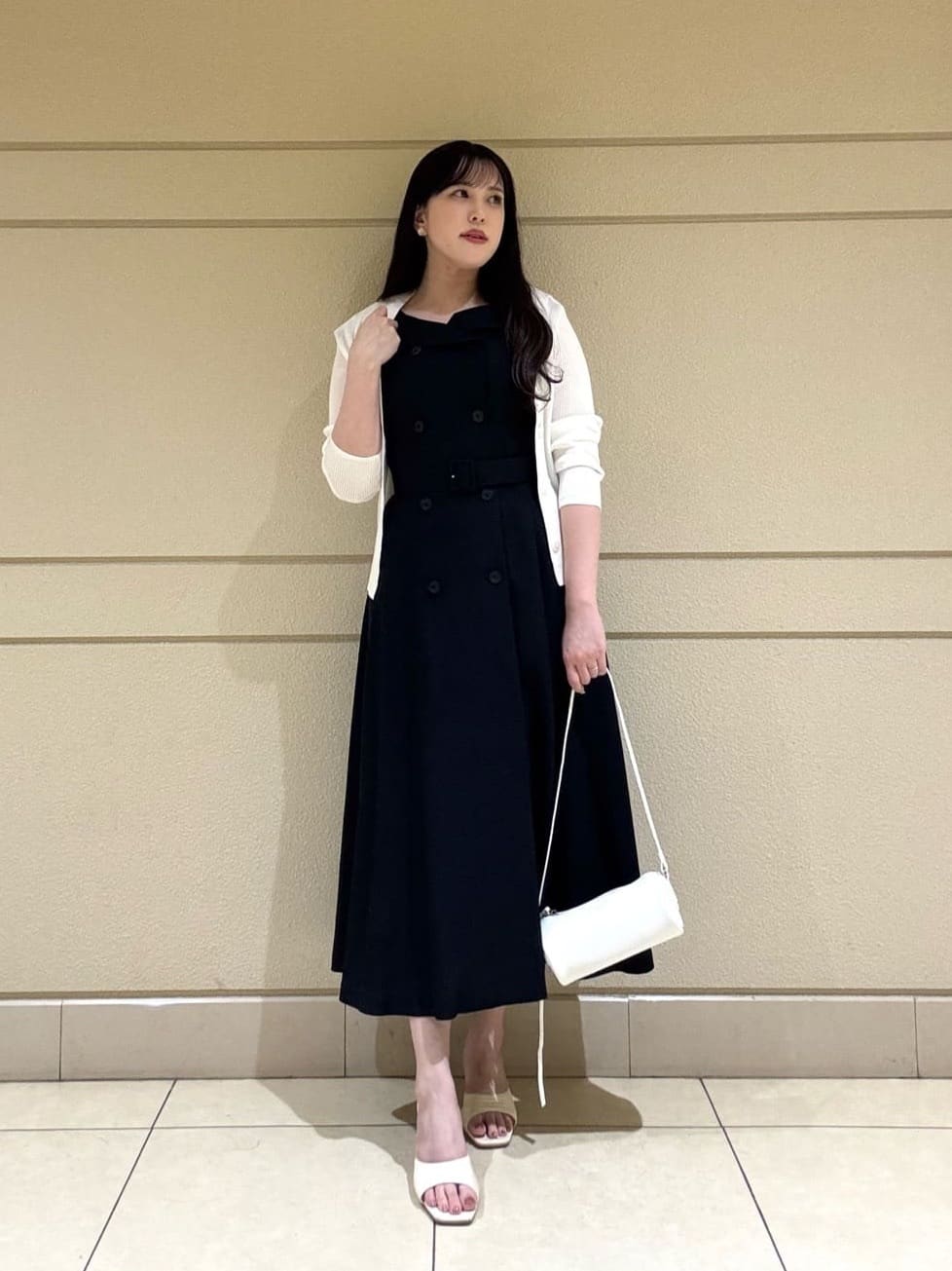 ANAYI | スラブドビーオフショル ワンピース | Rakuten Fashion(楽天