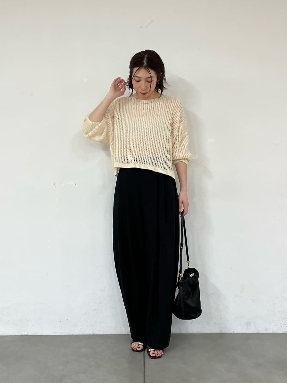 GALLARDAGALANTEのダブルタックカーブスラックスを使ったコーディネートを紹介します。｜Rakuten Fashion(楽天ファッション／旧楽天ブランドアベニュー)7068717
