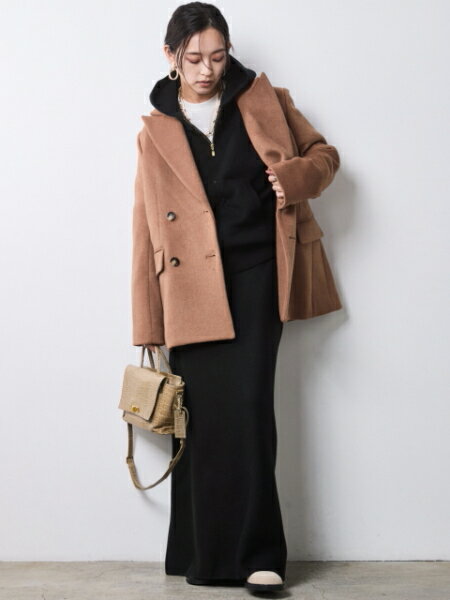CHIC STYLEのジップアップニットフーディ<大きいサイズ有>シックスタイルを使ったコーディネートを紹介します。｜Rakuten Fashion(楽天ファッション／旧楽天ブランドアベニュー)7068921