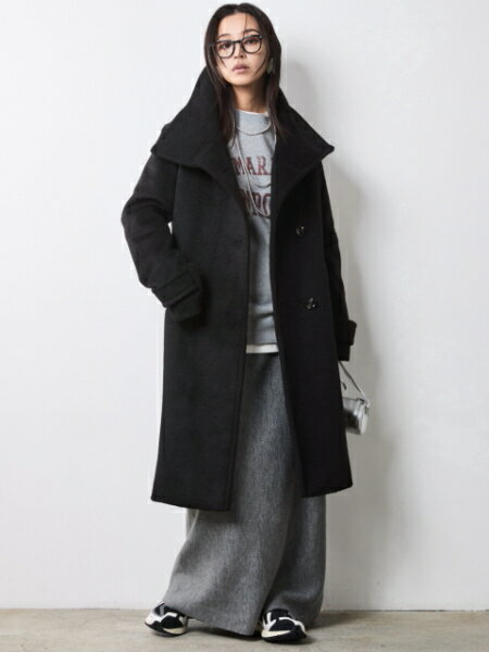 CHIC STYLEの綿100%裏起毛ロゴプリントスウェット<大きいサイズ有>シックスタイルを使ったコーディネートを紹介します。｜Rakuten Fashion(楽天ファッション／旧楽天ブランドアベニュー)7068856