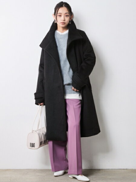 CHIC STYLEのヘアリークルーネックニット<大きいサイズ有>シックスタイルを使ったコーディネートを紹介します。｜Rakuten Fashion(楽天ファッション／旧楽天ブランドアベニュー)7068909
