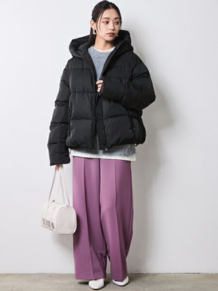 CHIC STYLEのヘアリークルーネックニット<大きいサイズ有>シックスタイルを使ったコーディネートを紹介します。｜Rakuten Fashion(楽天ファッション／旧楽天ブランドアベニュー)7068942