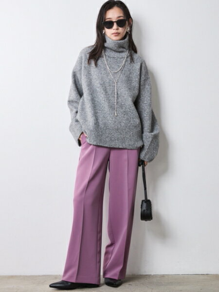 CHIC STYLEのハイネックニット<大きいサイズ有>シックスタイルを使ったコーディネートを紹介します。｜Rakuten Fashion(楽天ファッション／旧楽天ブランドアベニュー)7068914