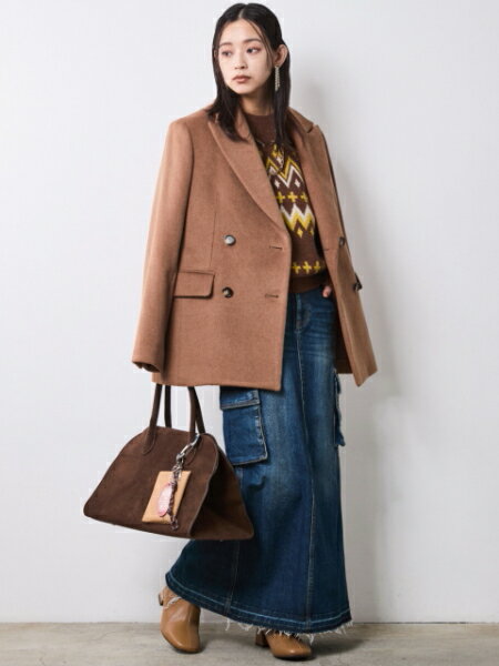 CHIC STYLEのジャガードパフスリーブニット<大きいサイズ有>シックスタイルを使ったコーディネートを紹介します。｜Rakuten Fashion(楽天ファッション／旧楽天ブランドアベニュー)7068917