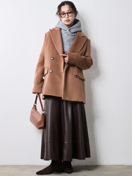 CHIC STYLEの裏起毛フーディスウェット<大きいサイズ有>シックスタイルを使ったコーディネートを紹介します。｜Rakuten Fashion(楽天ファッション／旧楽天ブランドアベニュー)7068930
