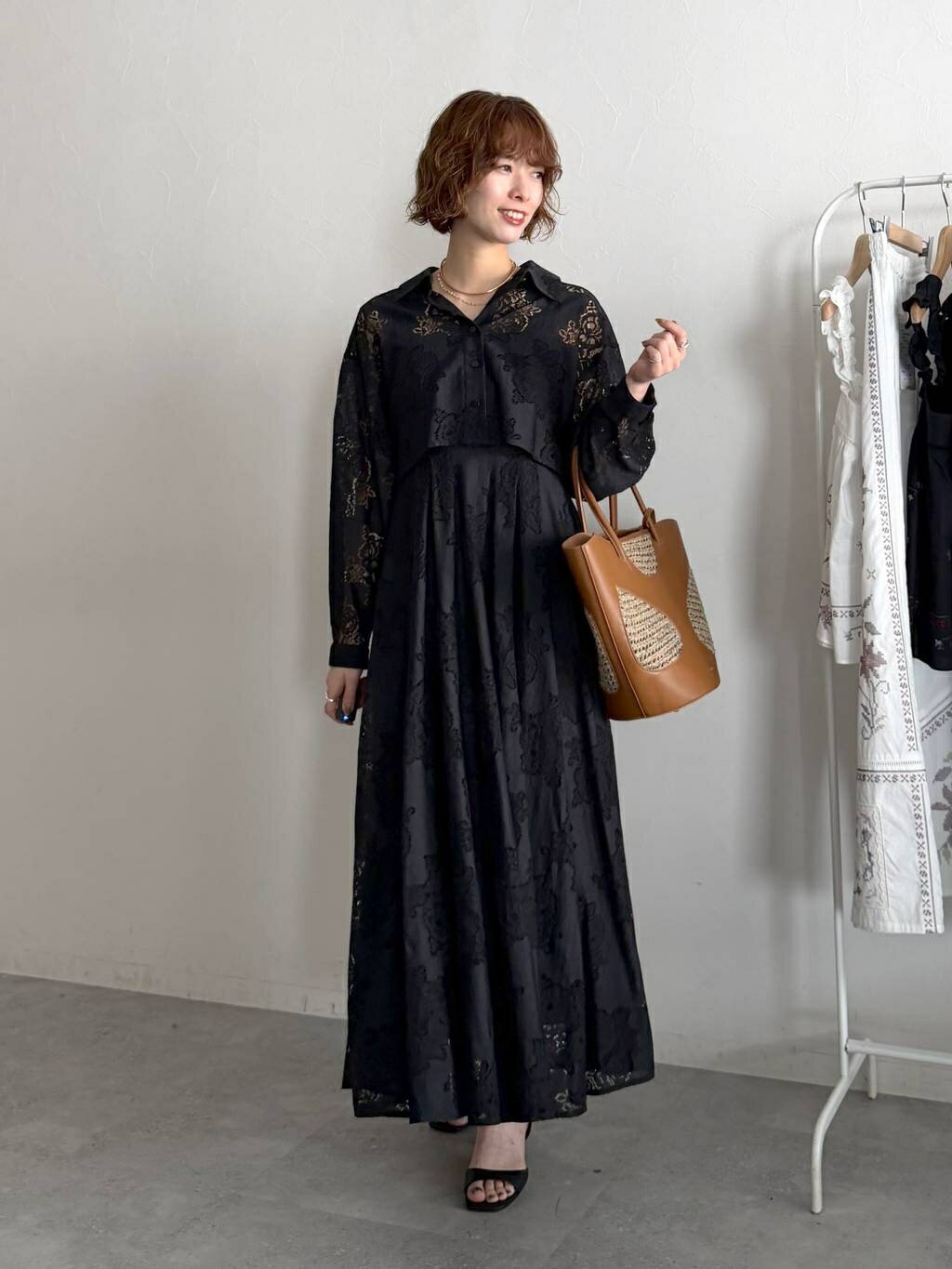 mysty womanのレースキャミワンピシャツSETを使ったコーディネートを紹介します。｜Rakuten Fashion(楽天ファッション／旧楽天ブランドアベニュー)7069071