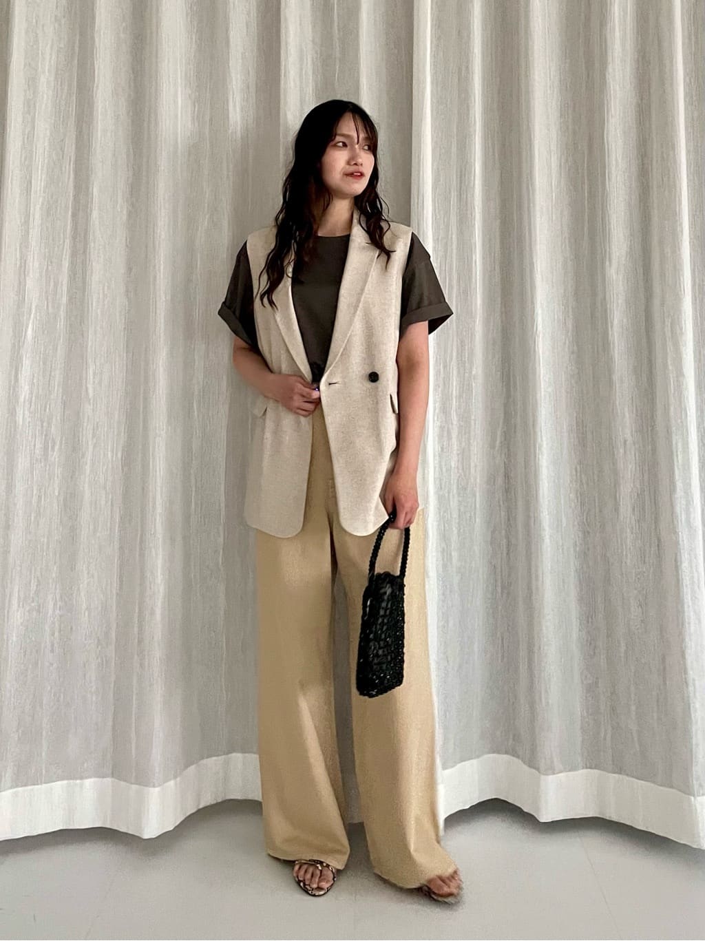 UNITED ARROWS green label relaxing | ラスティック ツイル ジレ