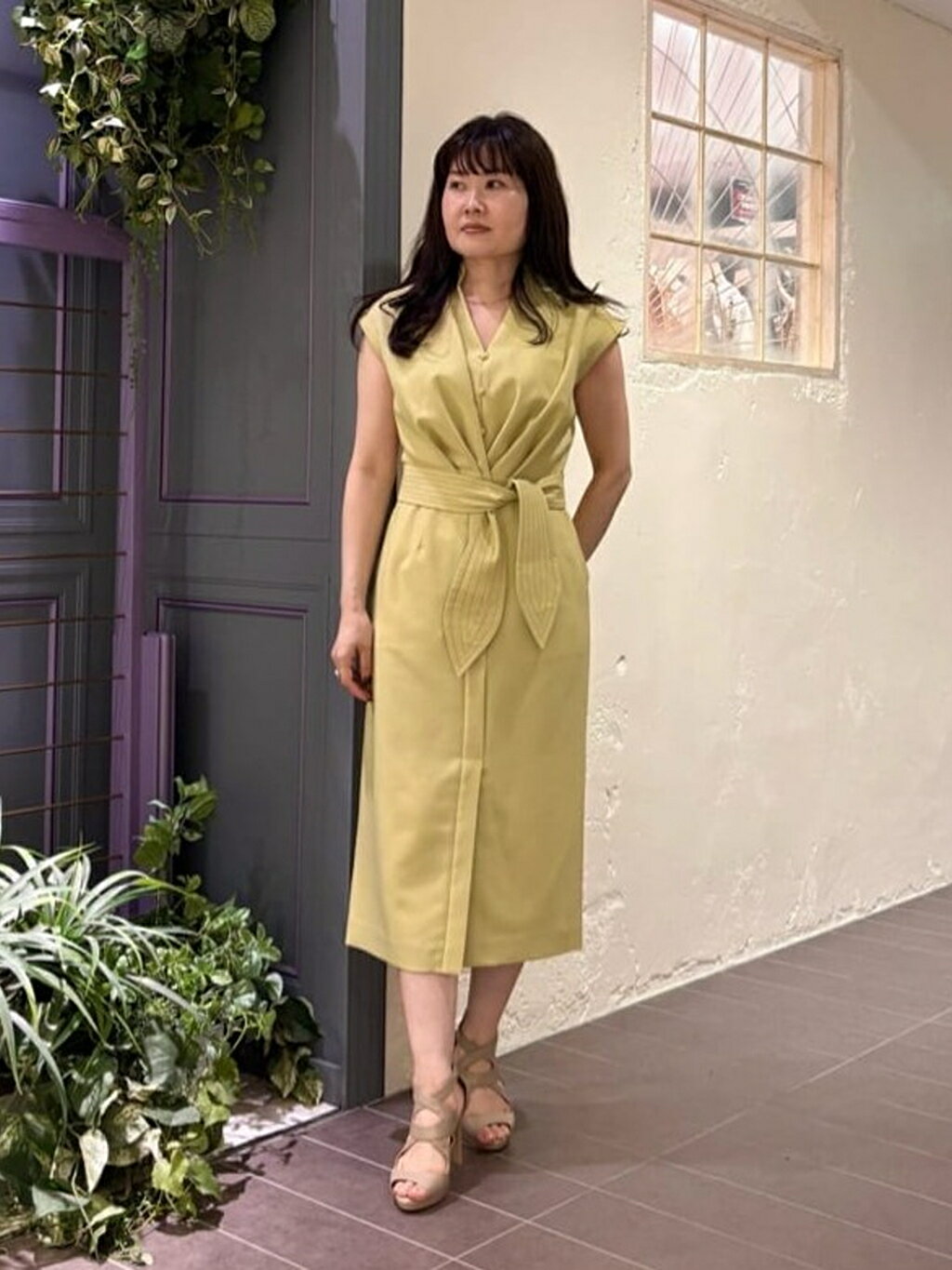 PINKY&DIANNE | ウエストタックワンピース | Rakuten Fashion(楽天