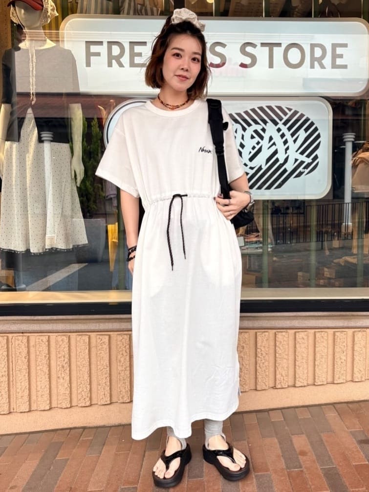 FREAK’S STOREの別注 ウエストコード カットワンピースを使ったコーディネートを紹介します。｜Rakuten Fashion(楽天ファッション／旧楽天ブランドアベニュー)7070309