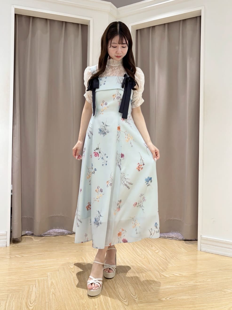 WILLSELECTION | ボタニカルフラワーシアーワンピース | Rakuten