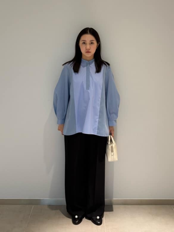UNITED ARROWS | シアー コンビ フレア シャツ | Rakuten Fashion(楽天