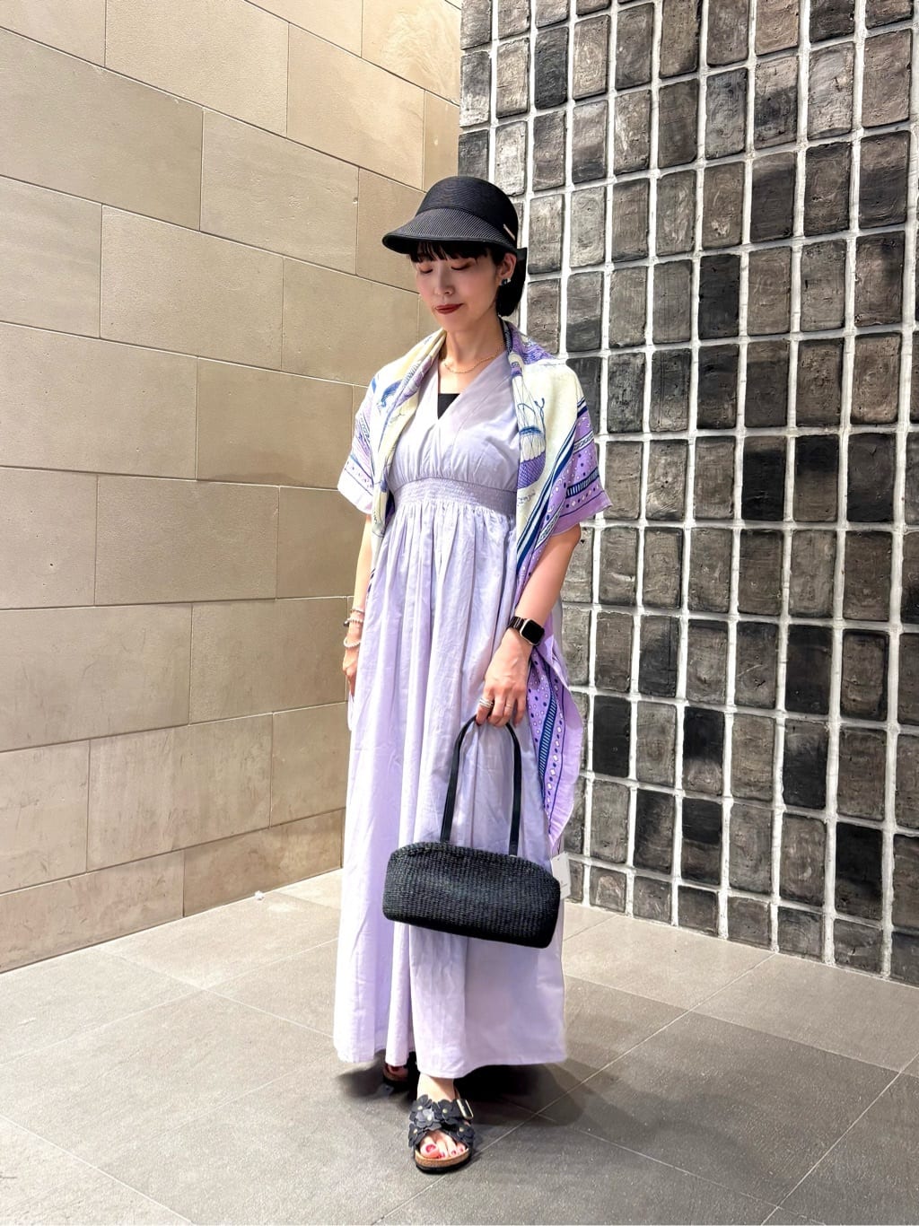 MARIHA 夏の光のドレス UNITEDARROWS 別注カラー ネイビー 一部別注】＜MARIHA＞夏の光のドレス