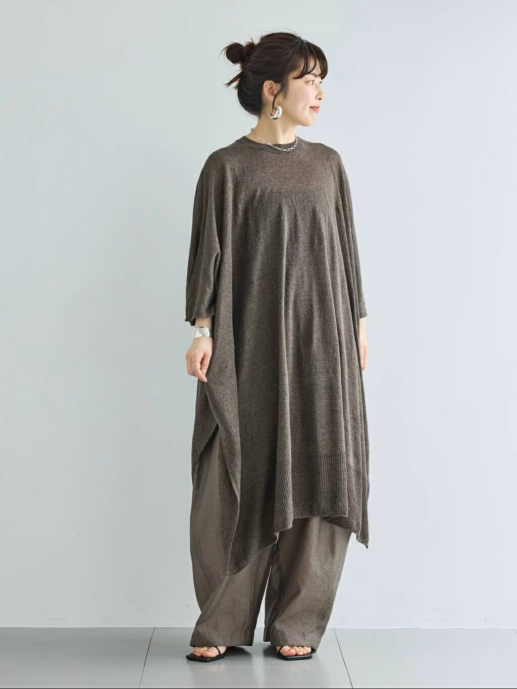 Curensology | リネンオーバーチュニック | Rakuten Fashion(楽天