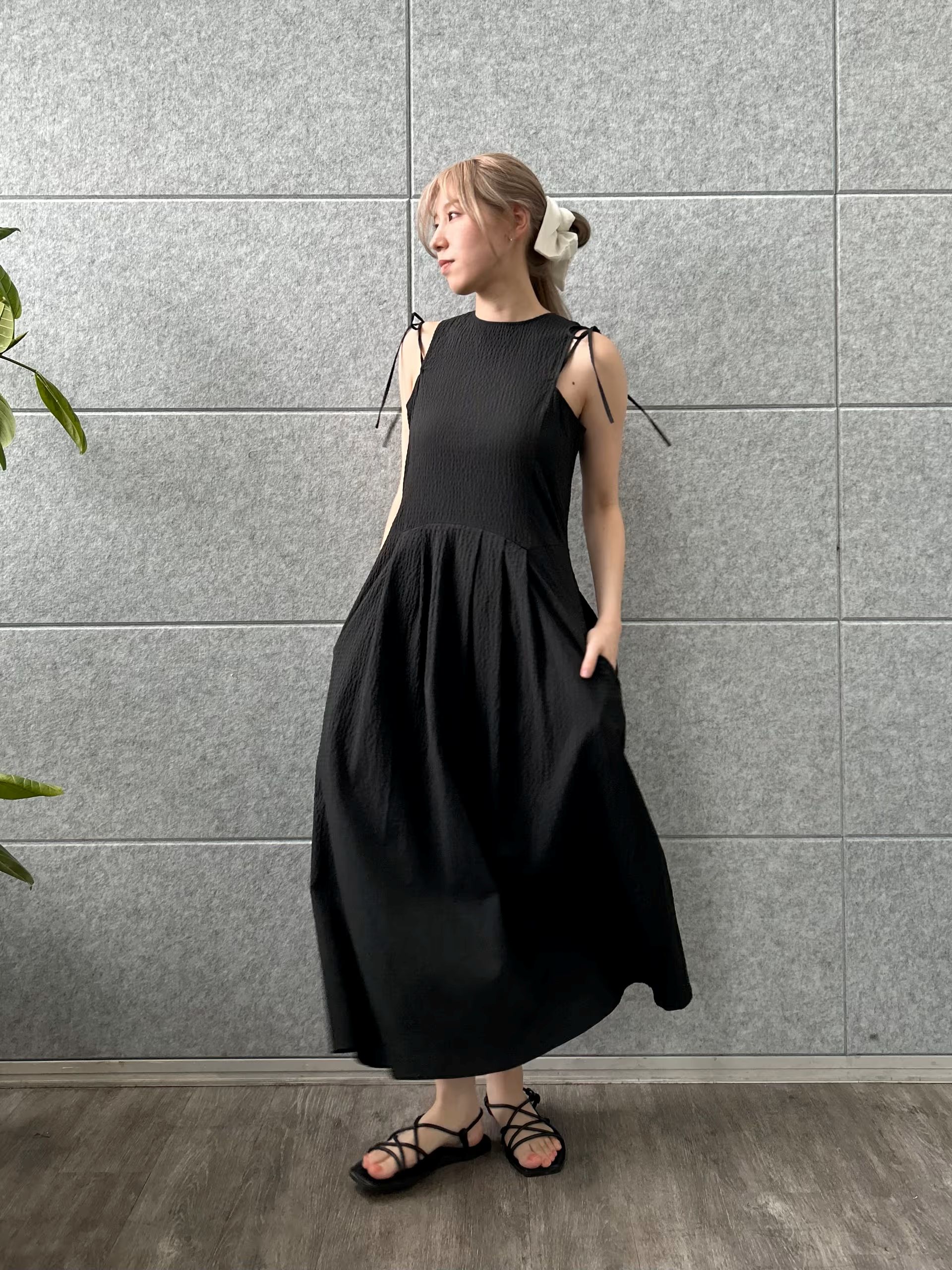 CODE A | shoulder ribbon dress | Rakuten Fashion(楽天ファッション